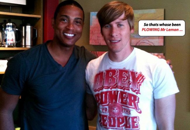 Don Lemon sexing Dustin Lance Black? 